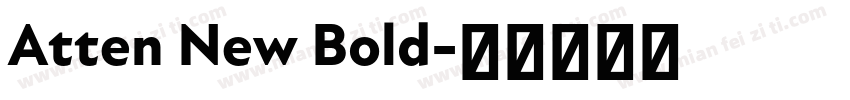 Atten New Bold字体转换